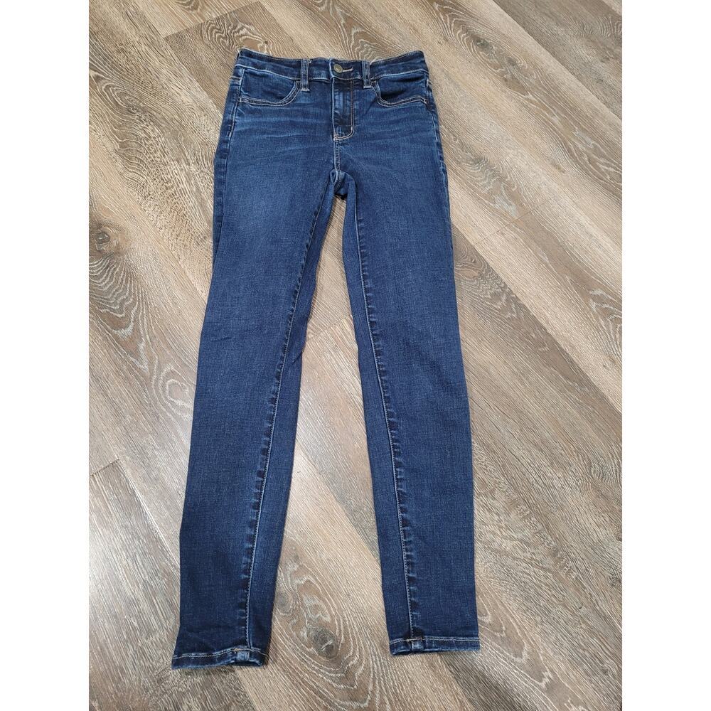 American Eagle Women's Super Hi-Rise Jeggings‎ size 0 Short #P2